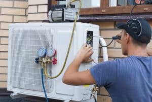 outdoor unit of the air conditioner